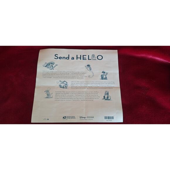 Send a Hello Pixar Films- Sheet of 20 Forever Stamps-467900 - Picture 2 of 6